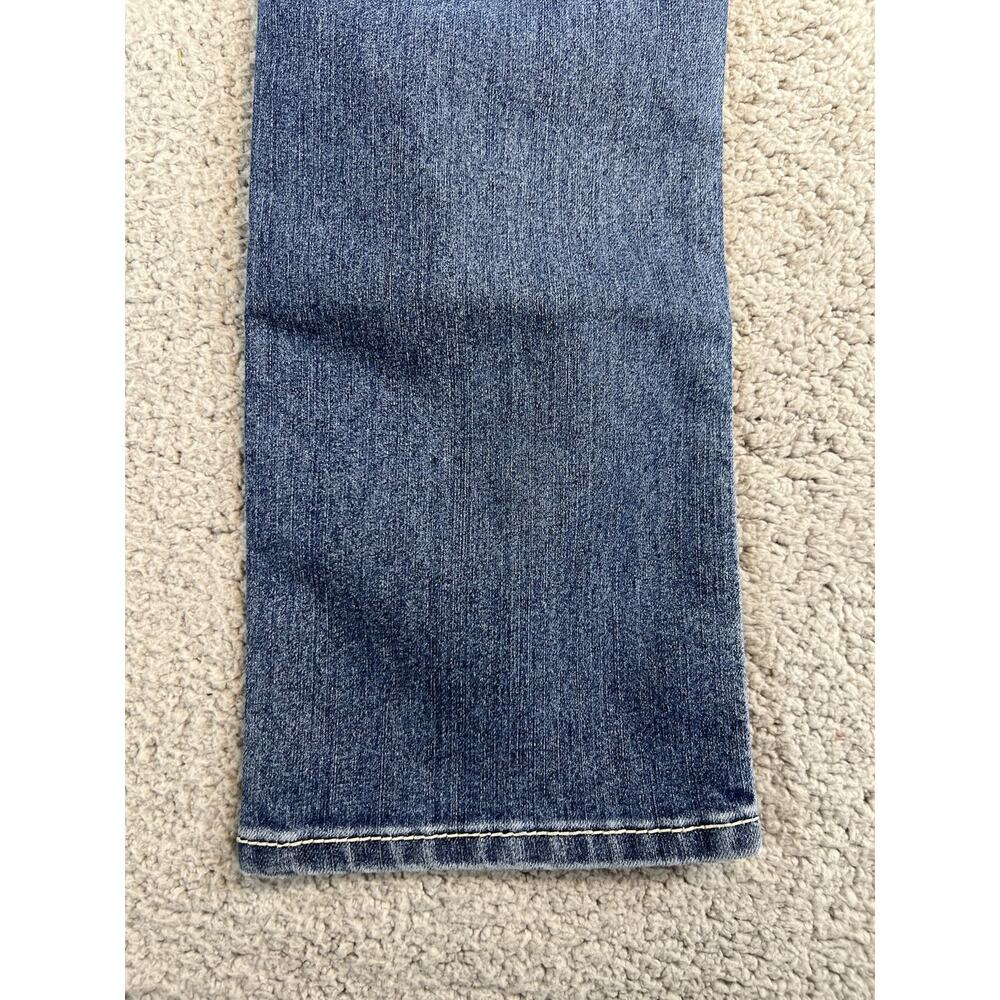 Ariat Jeans Womens 29L Blue Rebar Mid Rise Straight Leg Cargo Medium Wash Denim - Picture 9 of 15